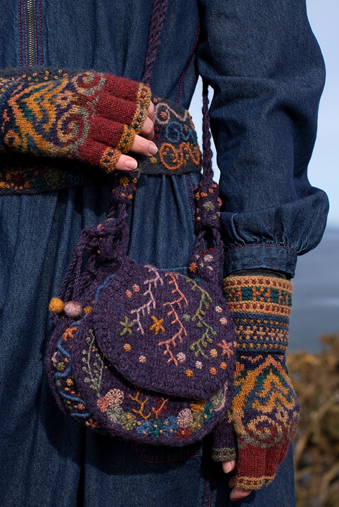 Creative Course 3, hand knitting, felting and embroidery by Alice Starmore for Virtual Yarns